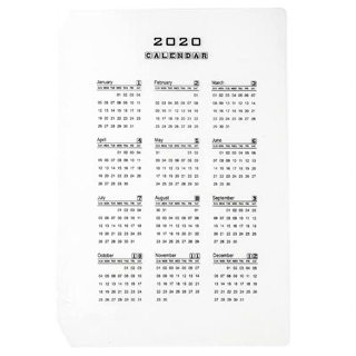 Lịch 2021 size A5, A6 gắn sổ còng/ sổ planner/ bullet journal