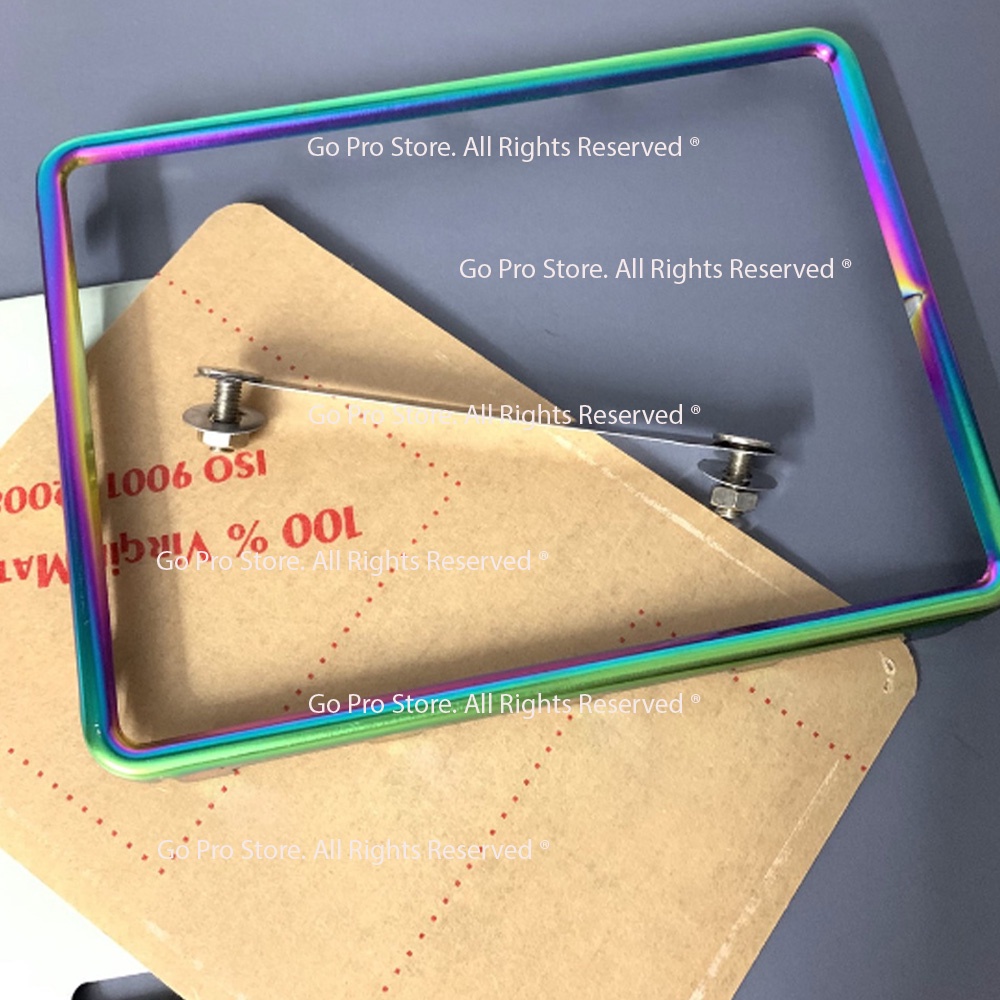 Bộ Khung Biển Số 7 MÀU LOẠI ĐẶC BIỆT Gắng Xe Máy, Xe Đạp Điện