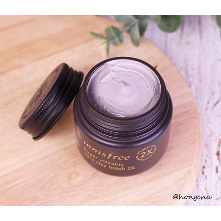 [Hàng trả order, không có dư] Mặt nạ tro núi lửa Innisfree Super Volcanic Pore Clay Mask 2X 100ml