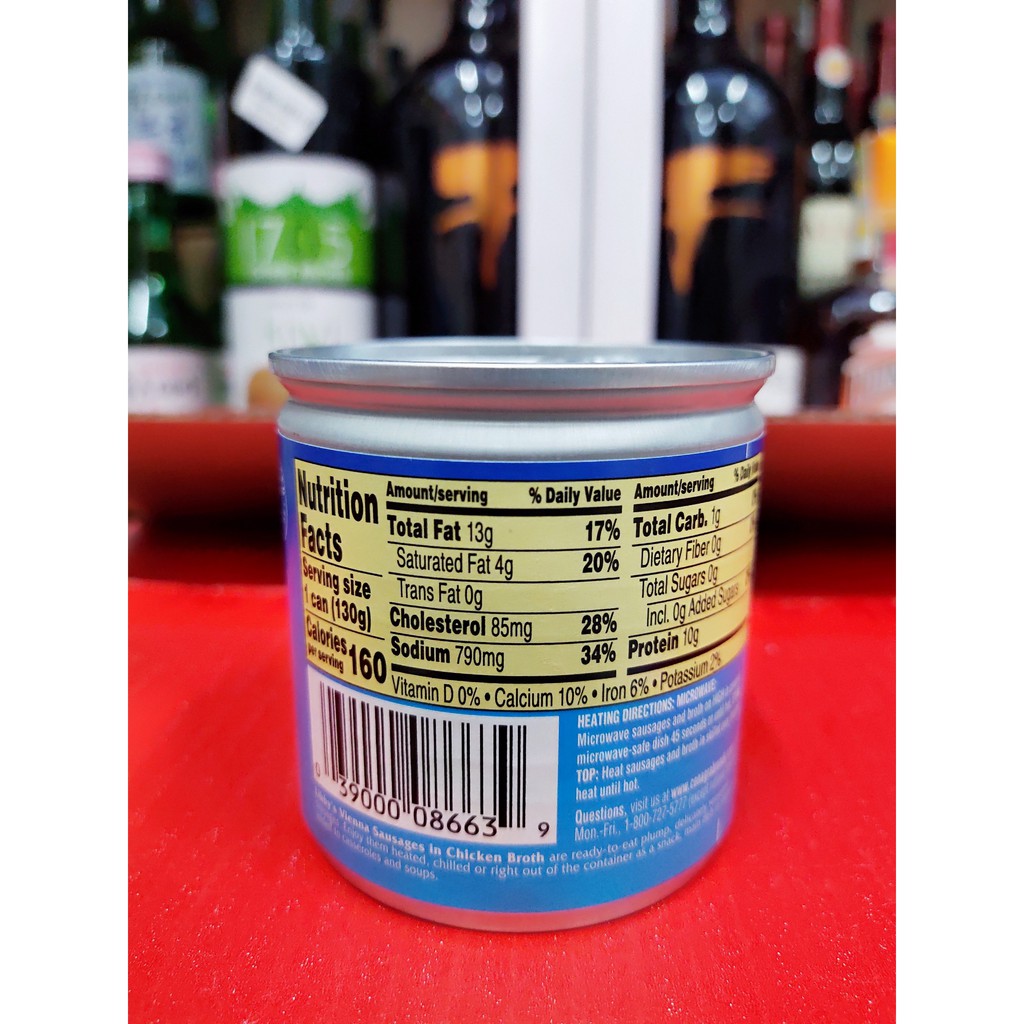 Xúc xích đóng hộp Libbys Vienna Sausage 130g