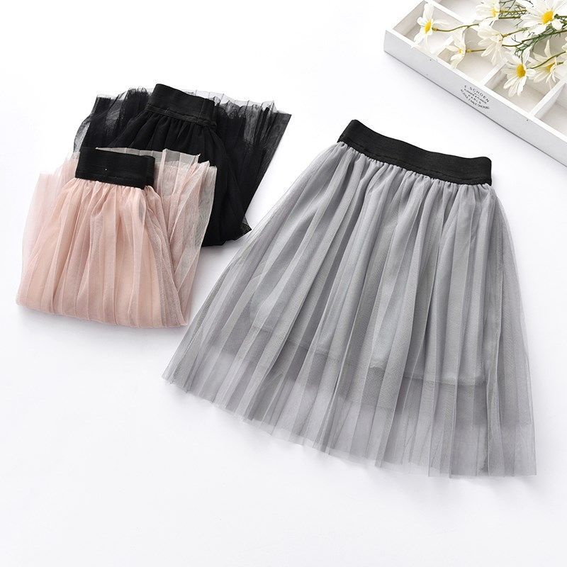 Chân Váy Lưới Công Chúa Thời Trang Xuân Hè Xinh Xắn Cho Bé Gái