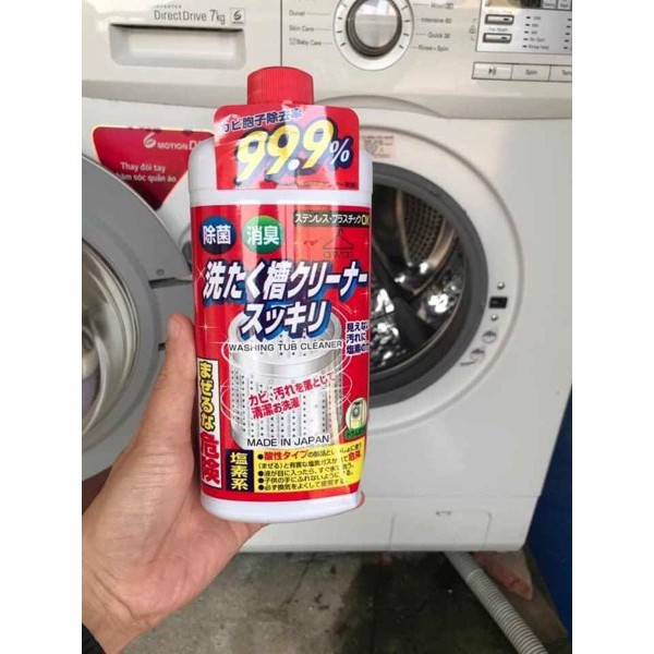 [Giá tốt] Nước tẩy lồng máy giặt Nhật Rocket 99.9%