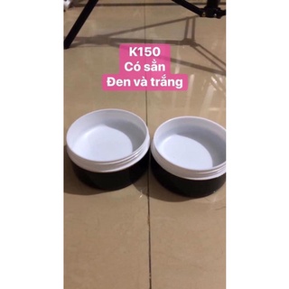 Hủ 200g (lòng 150g)-màu đen - kích thước