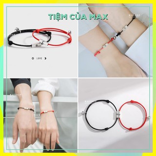 Vòng cặp đôi HÚT NAM CHÂM Sun Moon mặt trăng mặt trời couple nam nữ cực xinh