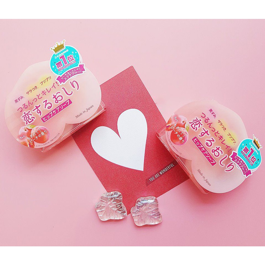 Xà Phòng Trái Đào Giảm Thâm Mông Pelican Love Ass Hip Care Soap 80g