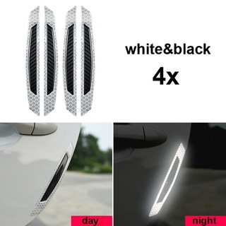 4 Cửa Xe Ô Tô Phản Quang Miếng Dán Cảnh Báo Băng Phản Quang Dải An Toàn Đánh Dấu Dán Phụ Kiện