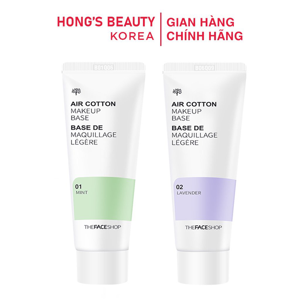 Kem lót TheFaceShops Air Cotton Make Up Base 40ml - HONGS BEAUTY