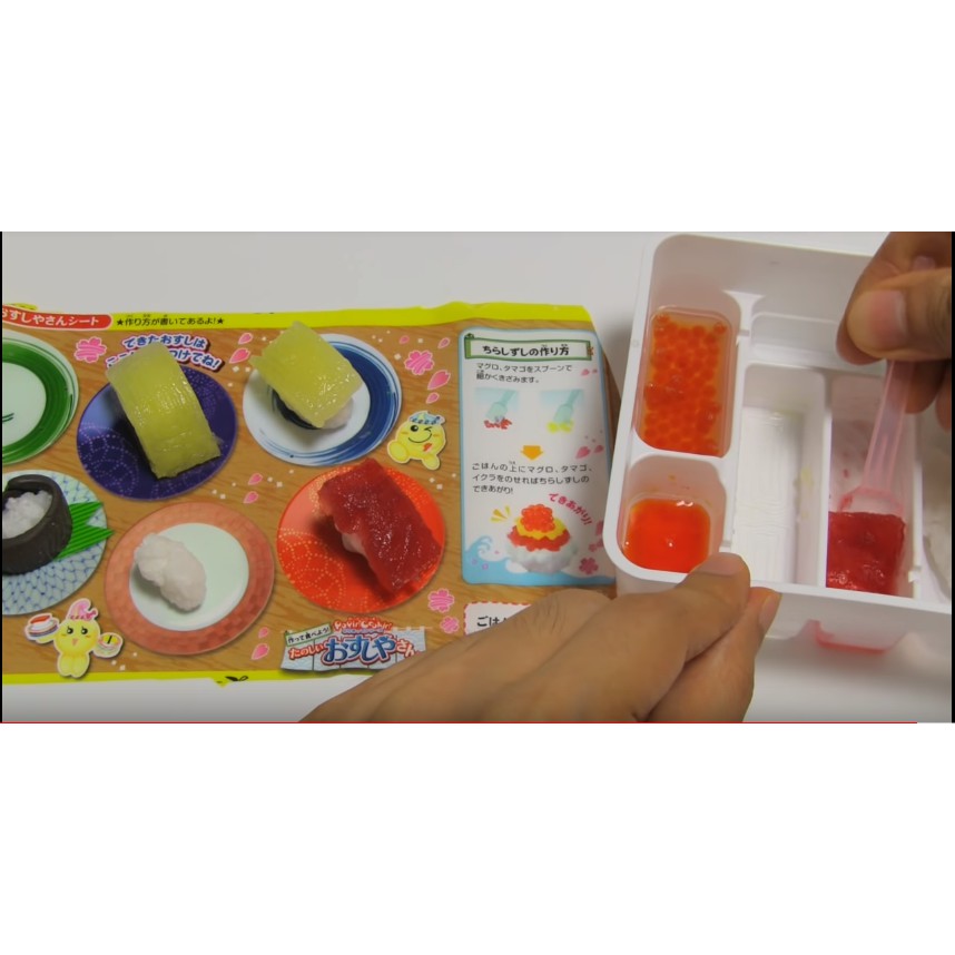 Kẹo Popin cookin đồ chơi Nhật Bản-  đồ chơi làm sushi ăn được