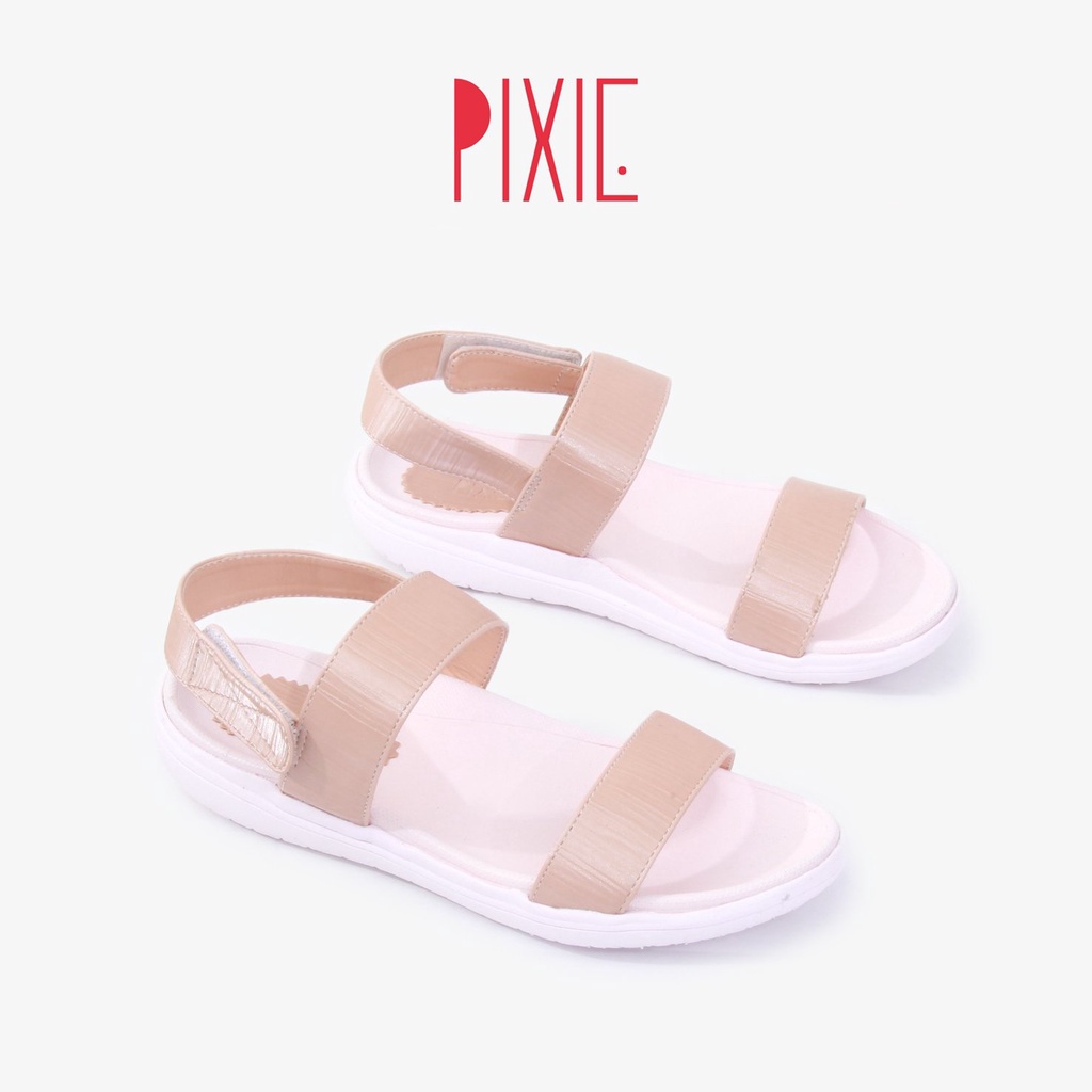 Giày Sandal Đế Xuồng 3cm Quai Ngang Pixie X765