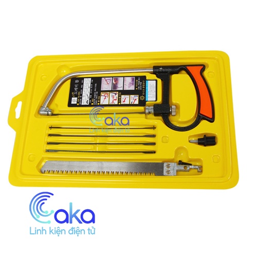 Bộ cưa tay mini đa năng 6 lưỡi tiện dụng làm đồ Thủ Công Mỹ Nghệ, Cưa Gỗ ,Sắt, Lọng, Chỉ