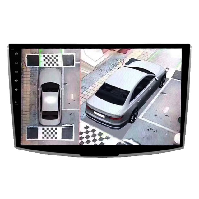 Bộ màn hình android 9,10inh chip lõi 8 camera 360 hai chế độ 3D,2D