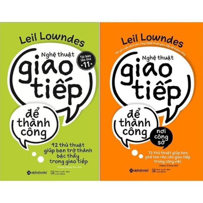 Sách AlphaBooks - Combo Nghệ Thuật Giao Tiếp Để Thành Công + Nghệ Thuật Giao Tiếp Để Thành Công: Nơi Công Sở