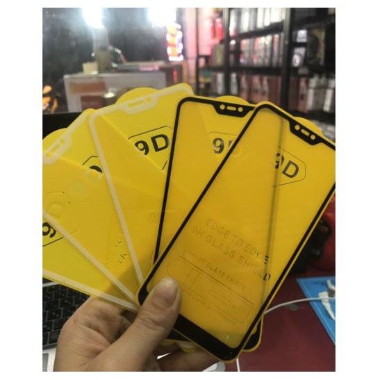 KÍNH CƯỜNG LỰC 9D XIAOMI REDMI 6 PRO KÍNH FULL MÀN 9D CAO CẤP