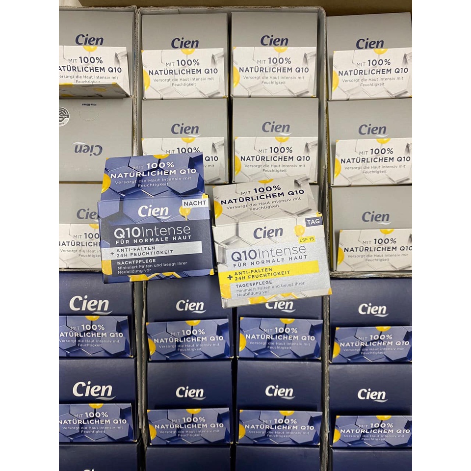Bộ kem dưỡng Cien ngày đêm Q10 intense vừa ra mẫu mới 2022
