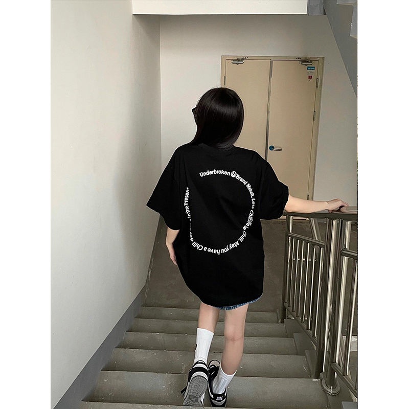 Áo Thun 100% Cotton Tay Ngắn Cổ Thuyền