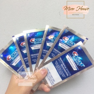 Miếng dán trắng răng Crest 3D White