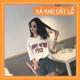 Áo New York City Trắng Kiểu Dáng Điệu Đà