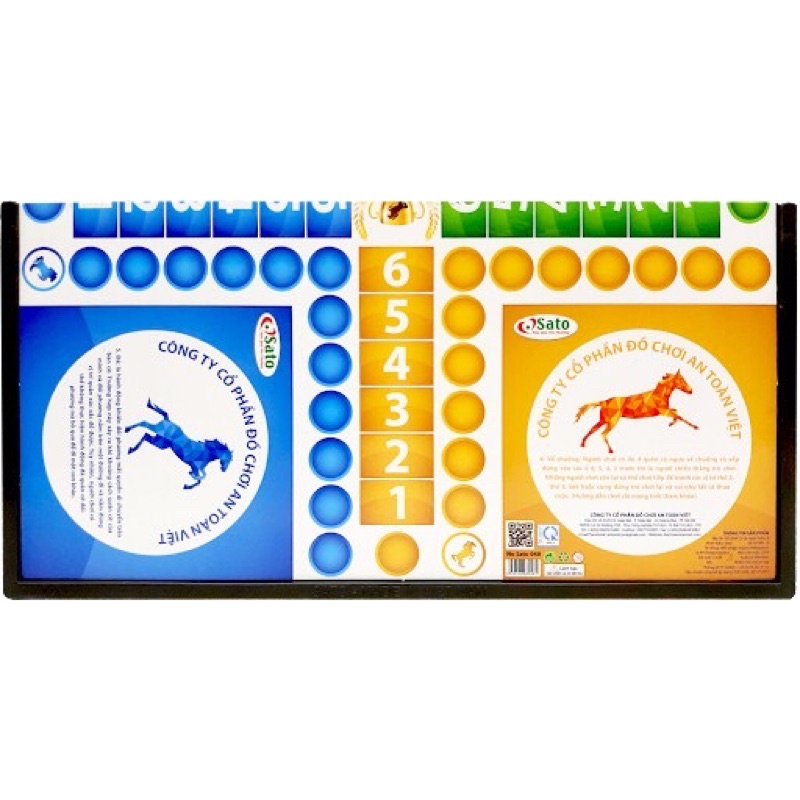 Cờ cá ngựa( Cờ đua ngựa) 42x42cm