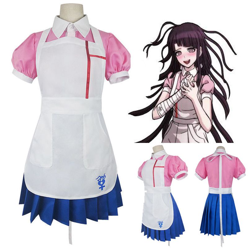 Bộ Đồ Hóa Trang Nhân Vật Dangan Ronpa 2 Danganronpa Mikan Tsumiki món quà cô gái