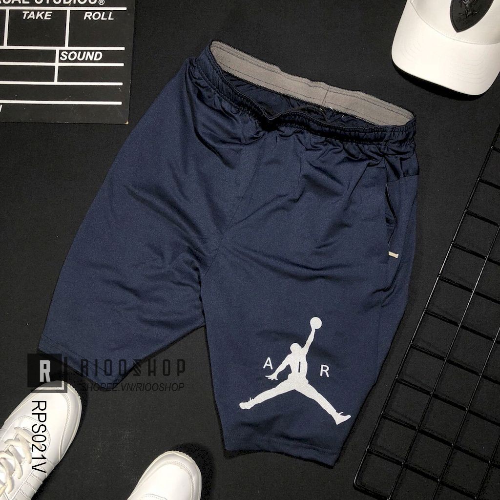 Quần ngắn thun nam thể thao jor cao cấp RPS021v - quần thun lạnh nam Riooshop