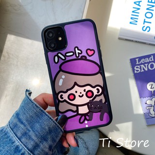 Ốp Lưng Girl Cat 2 iP [ TI STORE ]