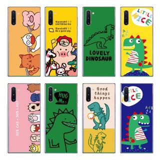 Ốp điện thoại TPU họa tiết khủng long hoạt hình cho Samsung Galaxy Note 10/ Note 10 + Plus