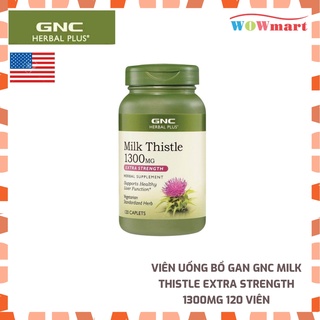 Viên uống bổ gan GNC Milk Thistle Extra Strength 1300mg 120 viên