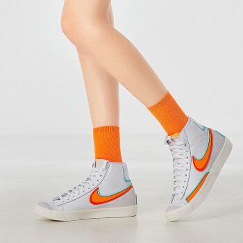 (AUTHENTIC 100%) Giày Sneaker Thể Thao Nike Blazer Mid 77 Infinite White Kumquat DC1746-100 Chính hãng 100%