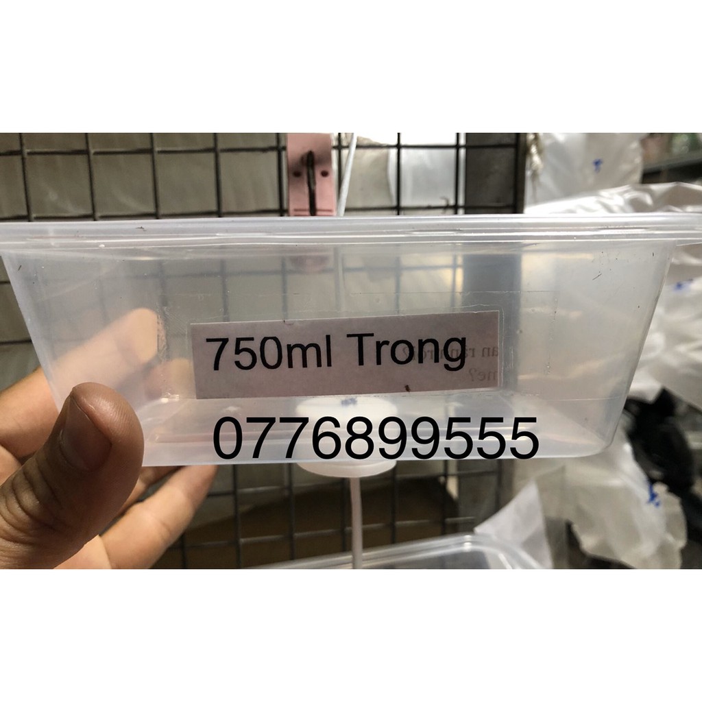 50 cái hộp CN nhựa microwave đen trong | BigBuy360 - bigbuy360.vn