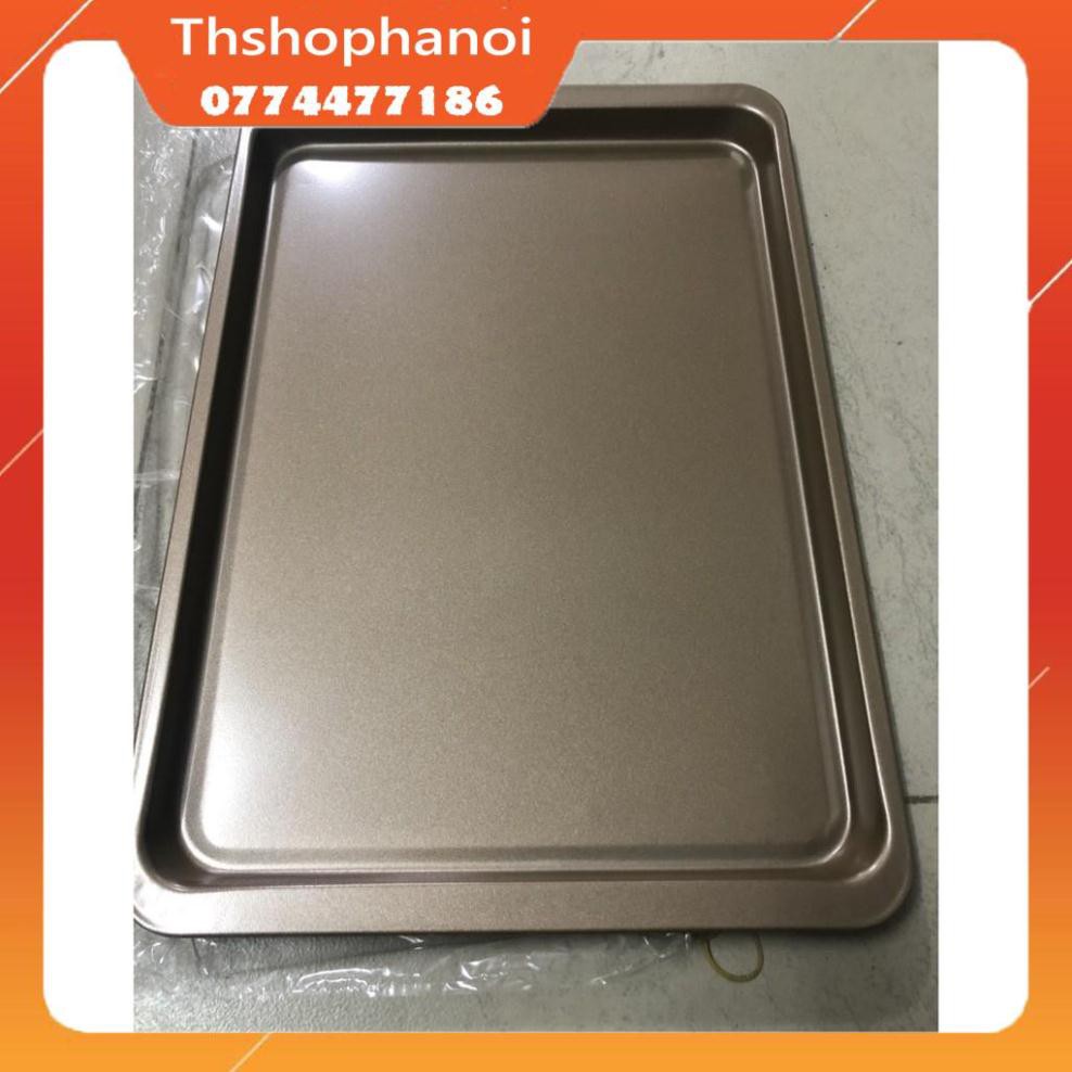 Khay Nhôm kích thước 25x37x2,5cm màu vàng