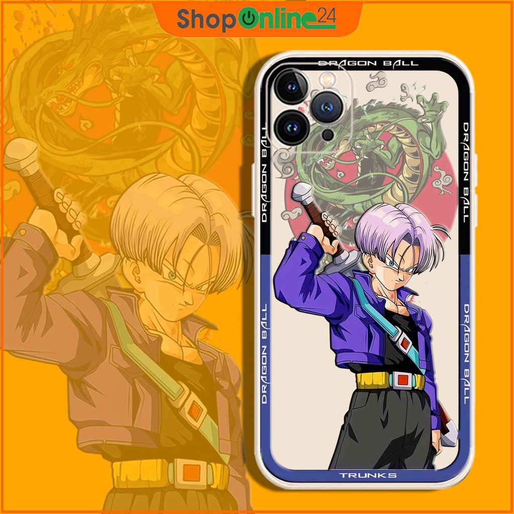 Ốp lưng Viền Vuông DragonBall Kem T175