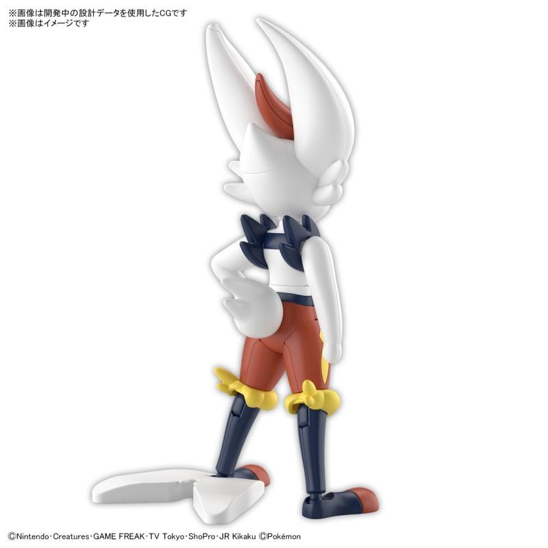 Mô hình lắp ráp Pokémon PLAMO COLLECTION 50 SELECT SERIES Cinderace Bandai  457310262
