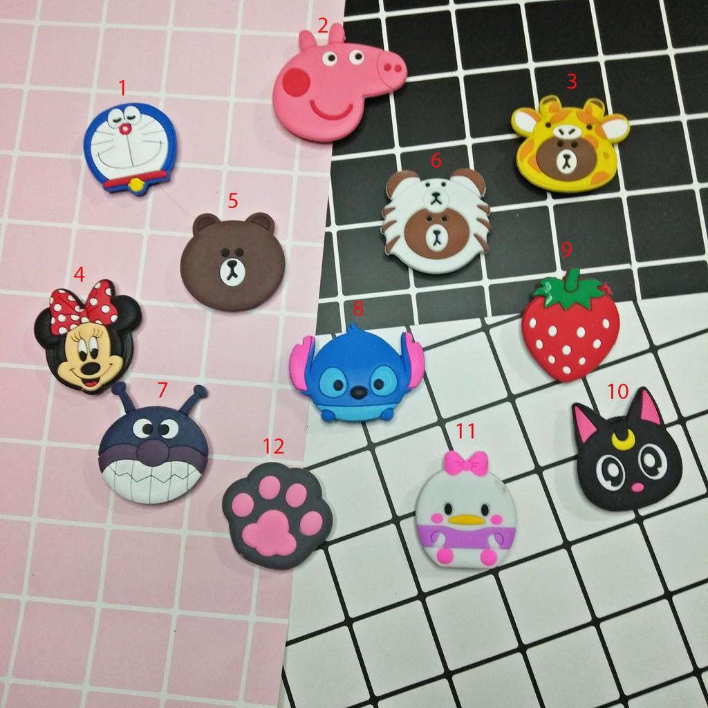 Giá Đỡ Popsocket Đa Năng Hình Thú silicon nhiêu hình hot