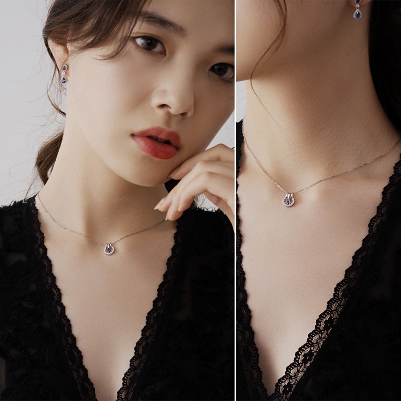Vòng Cổ Bạc Hình Móng Ngựa Hoang Dã Độc Đáo Đính Đá Cho Nữ DB2667 Bảo Ngọc Jewelry