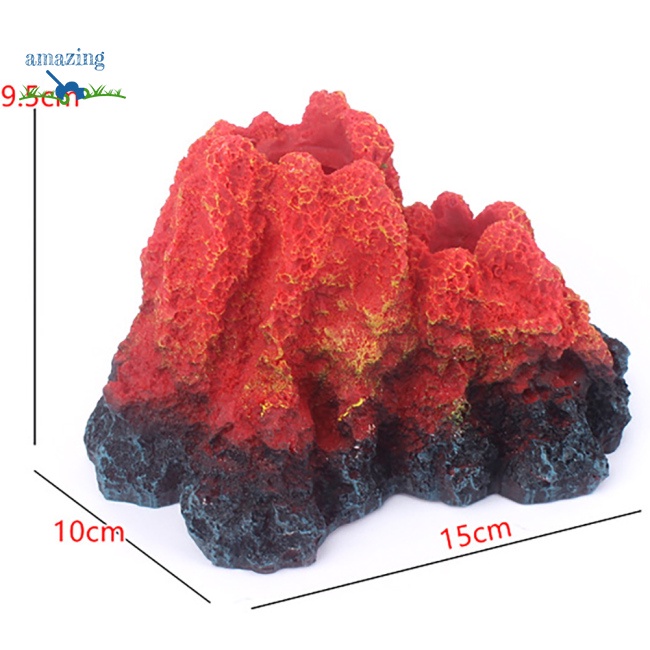 Phụ Kiện Đá Núi Lửa Nhân Tạo Trang Trí Bể Cá