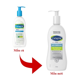 Sữa dưỡng ẩm Cetaphil Pro AD Derma Skin Restorring Moisturizer 295ml - cho da khô, da cơ địa
