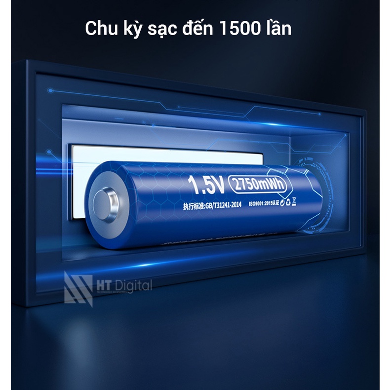 Bộ Pin Sạc 1.5V AA / AAA Doublepow Cao Cấp L152 - Pin Sạc Micro Không Dây, Đồ chơi trẻ em, đồng hồ treo tường