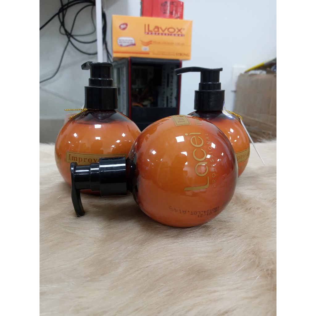 Wax tạo kiểu tóc xoăn LACEI nâu improvement 250 ml  tạo kiểu định hình nếp tóc bồng bềnh căng sóng tự nhiên.