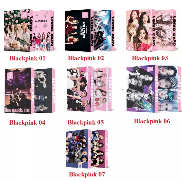 Lomo Blackpink mẫu mới 6 mẫu