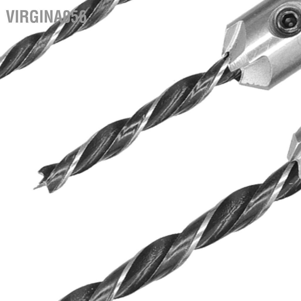 Virgina056 7 cái Bộ đếm bộ lỗ khoan chế biến gỗ Tốc độ cao thép chìm Mũi cho ngành mộc