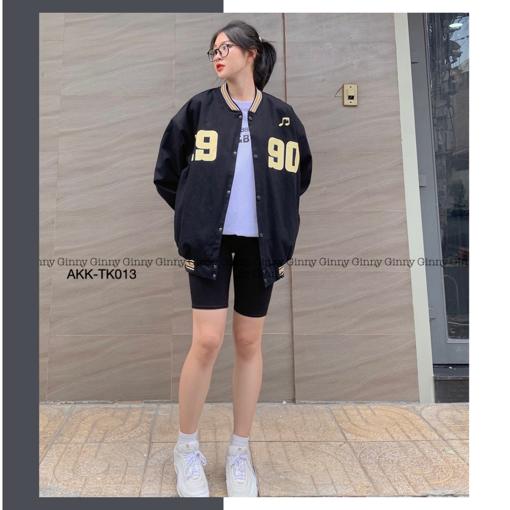 Áo khoác Kaki Varsity 1990 AKK-TK013 unisex dày dặn | Siêu đẹp mới ra lò
