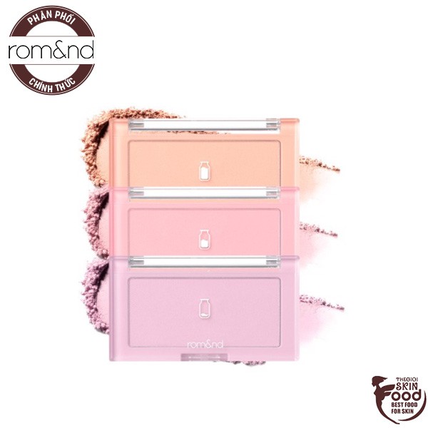 [3 MÀU MỚI][MILK SERIES] Phấn Má Hồng Xinh Xắn Ngọt Ngào Dạng Nén Romand Better Than Cheek 3.8g
