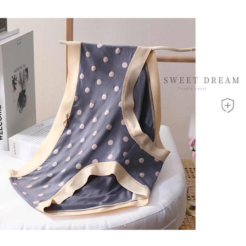 Quần lót ZXYOUPING in hình lưng vừa size lớn XL-3XL cho nữ