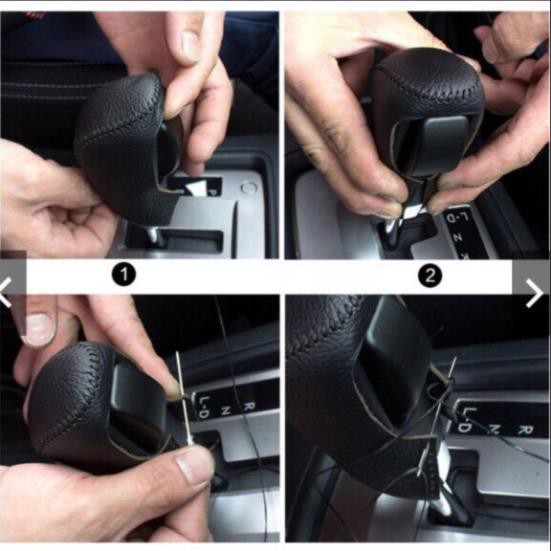 Bọc cần số da thật xe mazda 3, mazda 6, Cx5