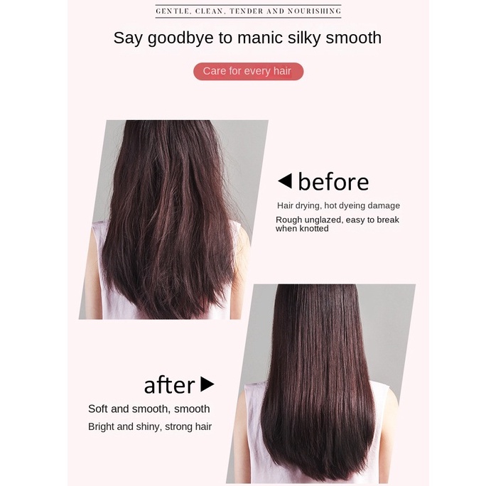 Dầu Gội Đầu Dưỡng Ẩm Nuôi Dưỡng Da Đầu Mềm Mại Kiềm Dầu Màu Hồng Quyến Rũ 500ml