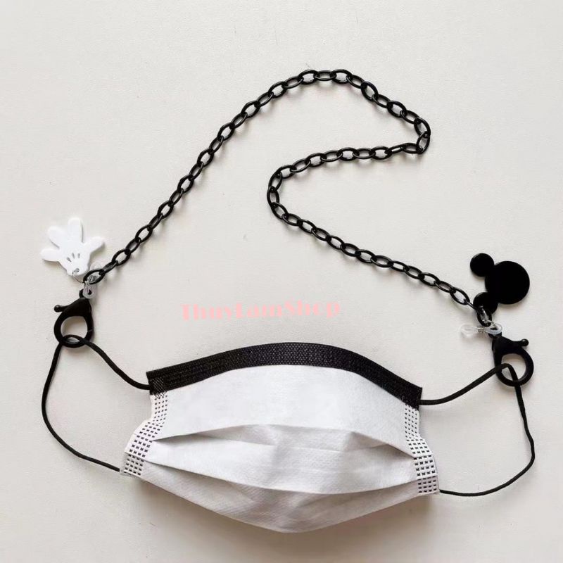 Dây đeo trang trí khẩu trang/mắt kính chống rơi trượt hình bàn tay dễ thương