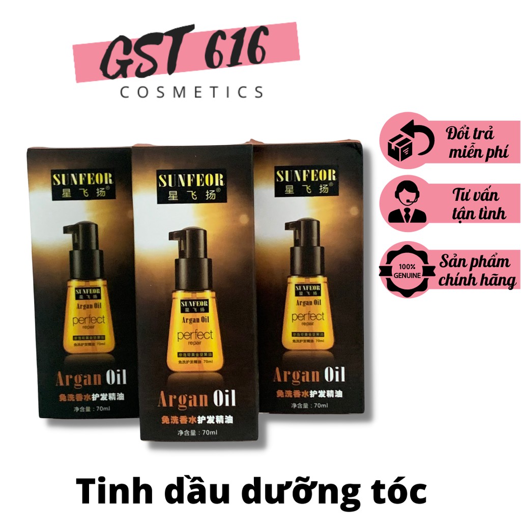 Tinh dầu dưỡng tóc tốt nhất thơm lâu dành cho tóc uốn SUNFEOR giúp giữ nếp, tạo nếp tóc mềm mượt, phục hồi hư tổn