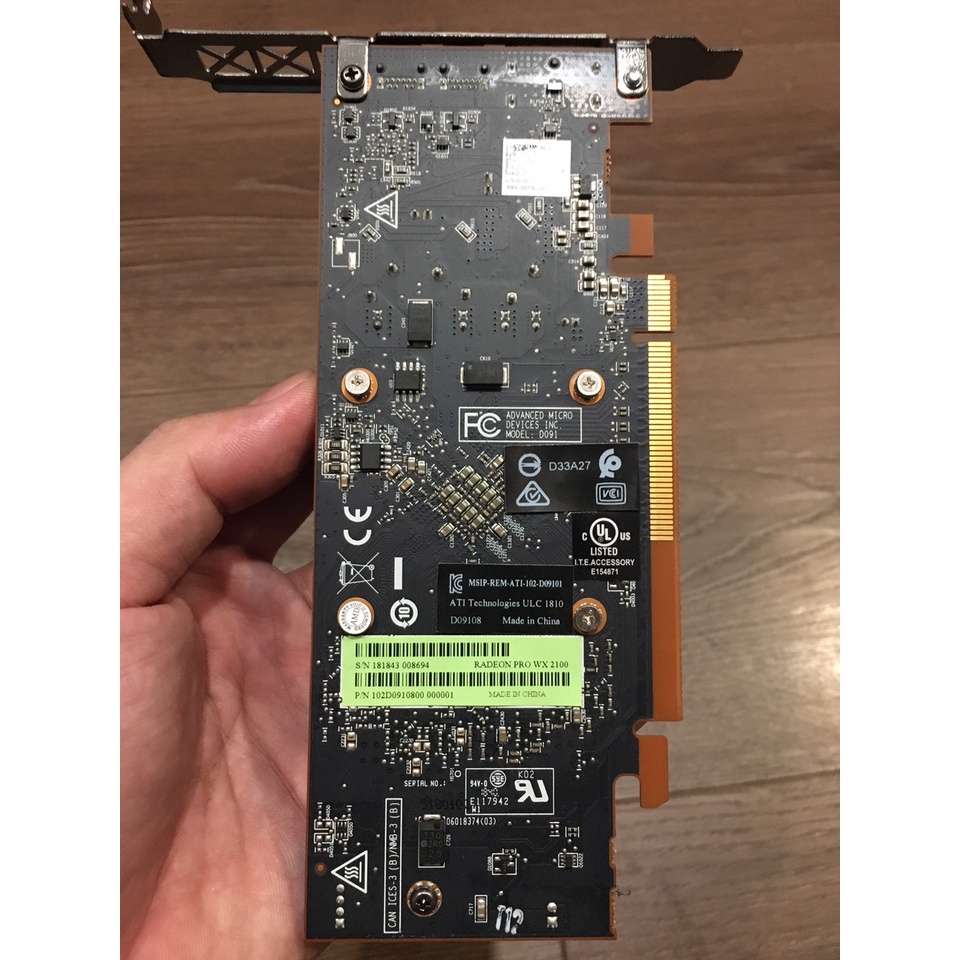 Card đồ hoạ Radeon Pro Wx2100 | BigBuy360 - bigbuy360.vn