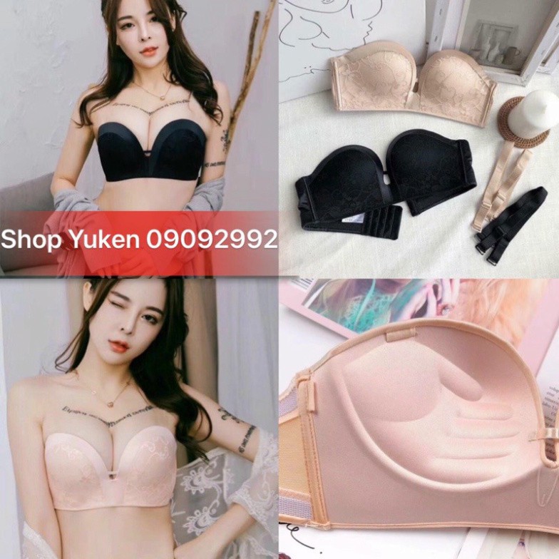 ❤️SHOP UY TÍN❤️  Áo Ngực Không Dây Chống Tụt Mút Dày Nâng Ngực