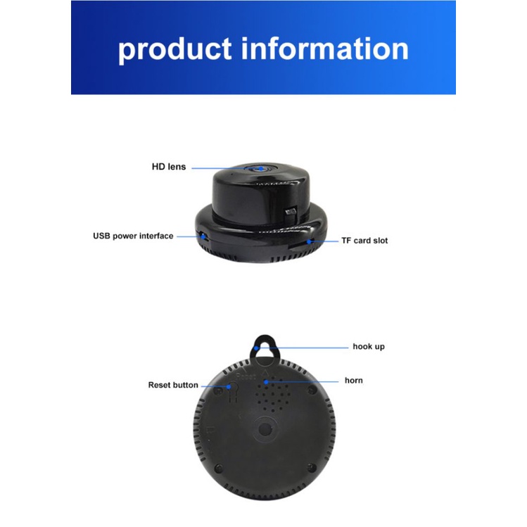 Máy Quay An Ninh Mini A9 720P HD Ip Kết Nối Wifi | BigBuy360 - bigbuy360.vn